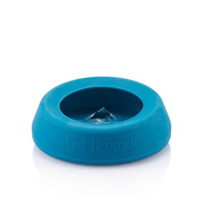 Image showing 7 th Kurgo Splash-Free Dishwasher Safe Silicone Wander Water Pet Bowl, 24 oz.