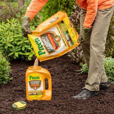 Image showing 6 th Preen 10 lb. 1,630 sq. ft. Extended Control Weed Preventer