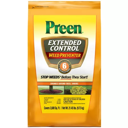 Preen 21.45 lb 3 500 sq ft Extended Control Weed Killer Weed Killers