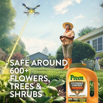 Image showing  21.45 lb. 3,500 sq. ft. Extended Control Weed Preventer