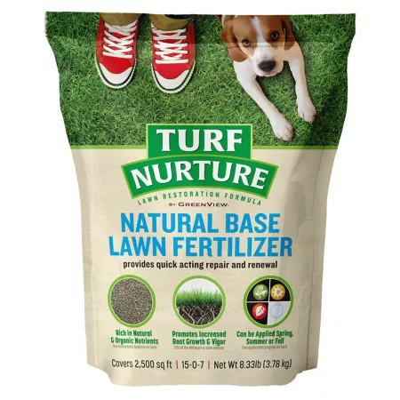 Turf Nurture 8.33 lb 2 500 sq ft Natural Based Fertilizer Fertilizers