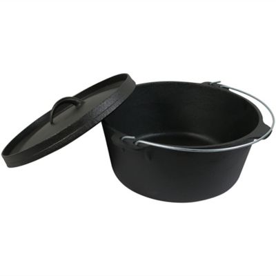 Image showing  8 qt. Cast-Iron Preseasoned Deep Dutch Oven