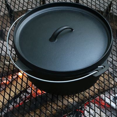 Image showing  8 qt. Cast-Iron Preseasoned Deep Dutch Oven