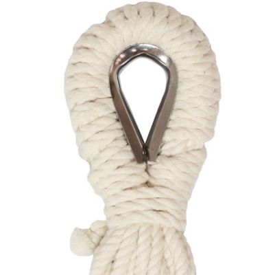 Image showing 5 th Sunnydaze Decor 100 in. x 40 in. Calming Desert Brazilian Hammock with Stand, Calming Desert