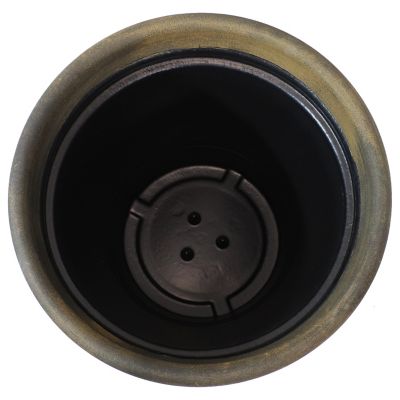 Image showing 5 th Sunnydaze Decor Indoor/Outdoor Weather-Resistant Double-Walled Franklin Flower Pot Planter - 20 in. - Sable Finish - 2pk