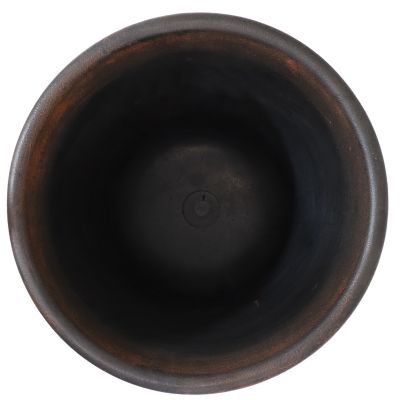 Image showing 5 th Sunnydaze Decor Indoor/Outdoor Weather-Resistant Double-Walled Laurel Flower Pot Planter - 13 in. - Rust Finish - 4pk