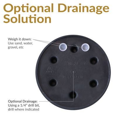 Image showing  2.75 gal. Anjelica Polyresin Unbreakable Double-Walled UV-Resistant Flower Pot Planters, 24 in., Sable, 4-Pack