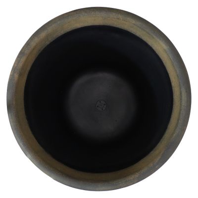 Image showing 6 th Sunnydaze Decor Arabella Polyresin Outdoor Flower Pot Planter - Sable