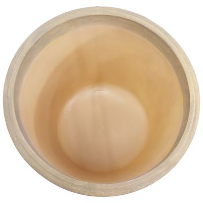 Image showing 5 th Sunnydaze Decor Polyresin Anjelica Outdoor Flower Pot Planter, 24 in., Gray