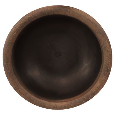 Image showing  Indoor/Outdoor Weather-Resistant Double-Walled Percival Flower Pot Planter - 20.75 in. - Sable Finish - 2pk