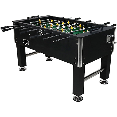 Sunnydaze Decor 55 in. Foosball Game Table with Drink Holders, 55 in. x 30 in. x 33 in., 115 lb.