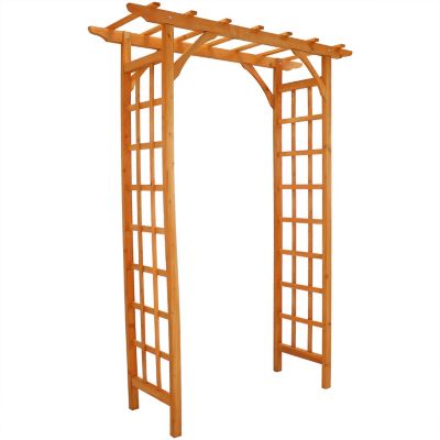 Sunnydaze Decor Wooden Outdoor Garden Arbor, DSL-698