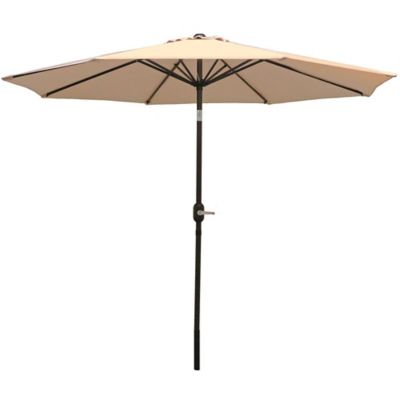 Sunnydaze Decor 9 ft. Aluminum Patio Umbrella with Tilt and Crank