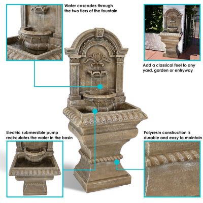 Image showing  51 in. Ornate Lavello Outdoor Water Fountain, FC-22440