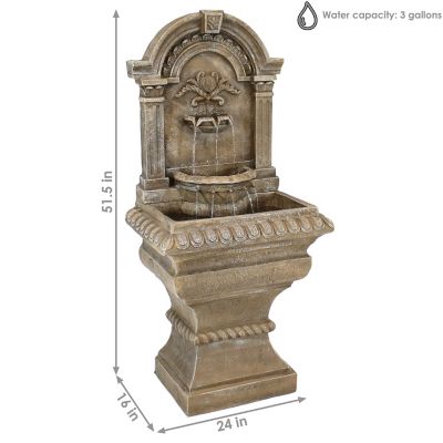 Image showing  51 in. Ornate Lavello Outdoor Water Fountain, FC-22440