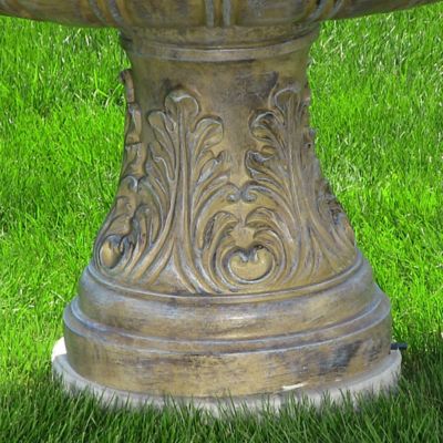 Image showing 6 th Sunnydaze Decor 80 in. Outdoor Electric Grand Courtyard Water Fountain, Earth