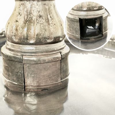 Image showing 8 th Sunnydaze Decor 80 in. Outdoor Electric Grand Courtyard Water Fountain, Earth