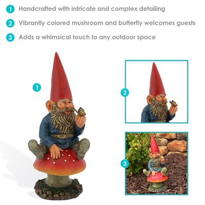 Book and Pen Fairy Garden Fun Gnomes Set Of 3 Camera Lantern 