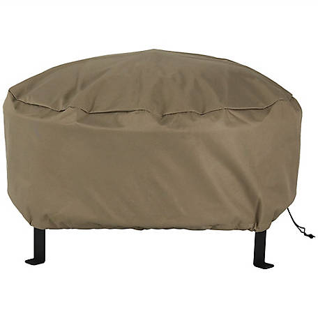 Round Fire Pit Cover, Big Horn Outdoors Ranch Fire Pit Cover