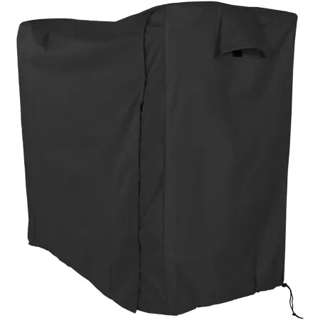 Sunnydaze Decor Outdoor Weatherproof Durable Polyester with PVC Backing for Firewood Logs - 4ft - Black Furniture Covers & Protectors