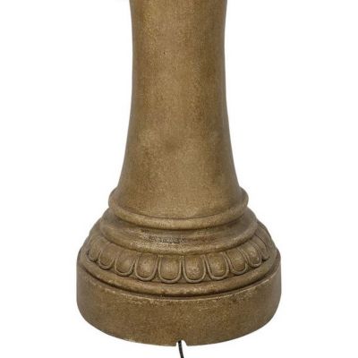 Image showing 4 th Sunnydaze Decor 65 in. 4-Tier Outdoor Patio Electric Eggshell Water Fountain