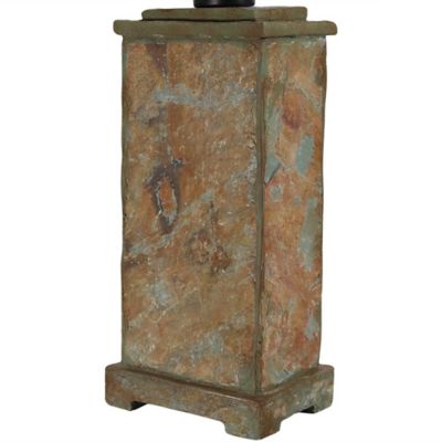 Image showing  24 in. H Natural Slate Outdoor Table Lamp