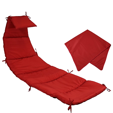 Sunnydaze Decor Hanging Lounge Chair Replacement Cushion and Umbrella Set, 2 pc.