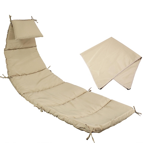 Sunnydaze Decor Hanging Lounge Chair Replacement Cushion and Umbrella Set, 2 pc.