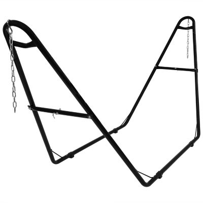 Sunnydaze Decor Universal Multi-Use Steel Hammock Stand, Black