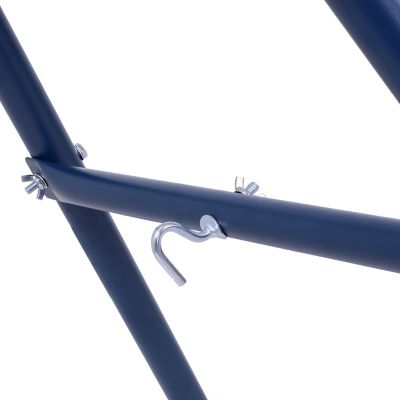Image showing  124 in. Universal Multi-Use Steel Hammock Stand, Blue