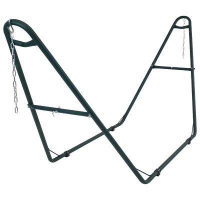 Sunnydaze Decor Universal Multi-Use Steel Hammock Stand, Green