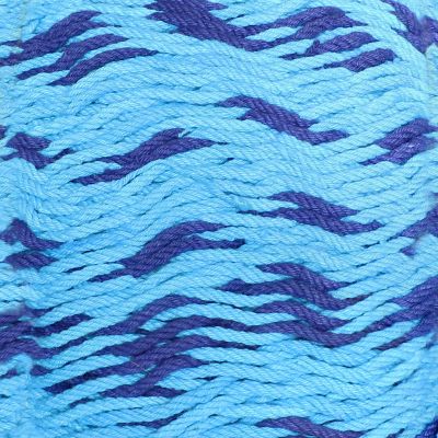 Image showing  XXL Thick Cord Family Size Hand-Woven Mayan Hammock with Steel Stand - 400 lb Weight Capacity/15' Stand - Blue