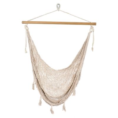 Sunnydaze Decor Hanging Mayan Rope Hammock Swing Chair