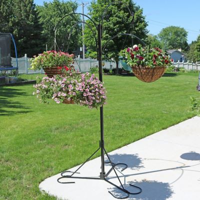 Sunnydaze Decor Hanging Basket Stand with Adjustable Arms, HMI-561 Just what I was looking for!