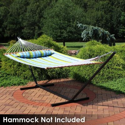Image showing  12 ft. Steel Hammock Stand, Black