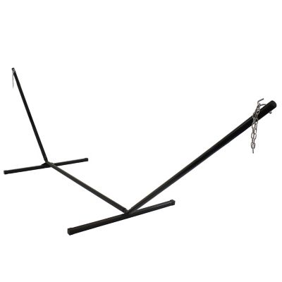 Sunnydaze Decor 15 ft. Steel Hammock Stand, Black