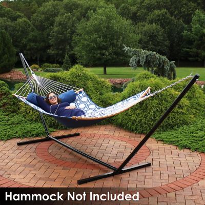 Image showing  15 ft. Steel Hammock Stand, Black