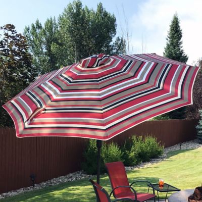 Image showing  9 ft. Aluminum Patio Umbrella with Tilt and Crank, 91 in. x 1.5 in.