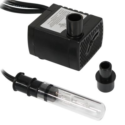 Sunnydaze Decor 24V Electric Water Fountain Pump with Finger Light