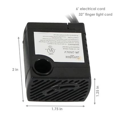 Image showing  24V Electric Water Fountain Pump with Finger Light