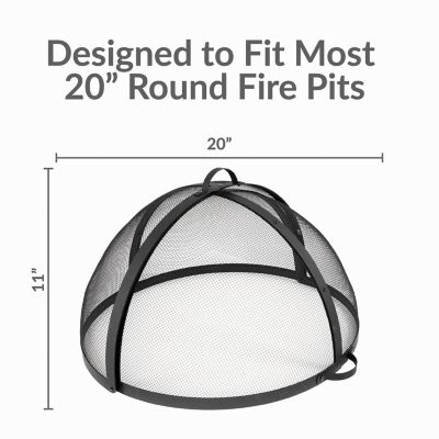 Image showing  Easy Access Fire Pit Spark Screen, 22 in.