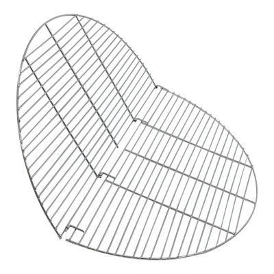 Sunnydaze Decor 36 in. Outdoor Camping Portable Heavy-Duty Foldable Chrome-Plated Fire Pit Cooking Grate