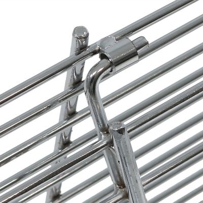 Image showing  36 in. Outdoor Camping Portable Heavy-Duty Foldable Chrome-Plated Fire Pit Cooking Grate