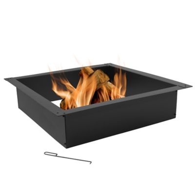 Square Fire Pit Rim Liner, Tractor Supply Fire Pit Ring