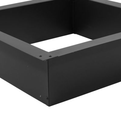 Square Fire Pit Rim Liner, Square Fire Pit Insert With Bottom Brackets
