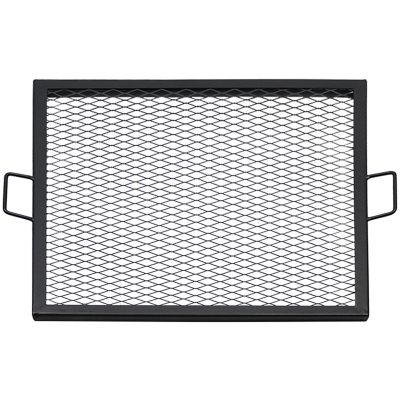 Sunnydaze Decor 24 in. X-Marks Square Fire Pit Cooking Grill Grate