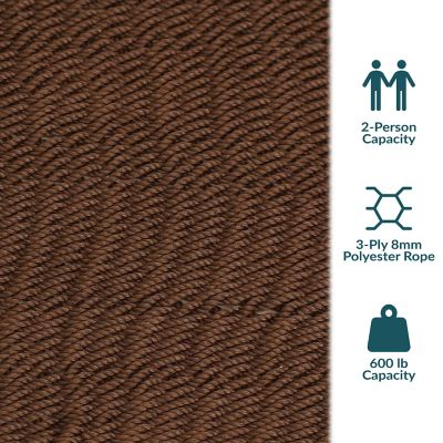 Image showing  Spreader Bar Rope Hammock with Stand