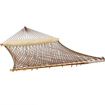 Sunnydaze Decor Rope Hammock with Pillow