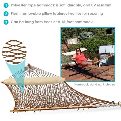 Image showing  Rope Hammock with Pillow