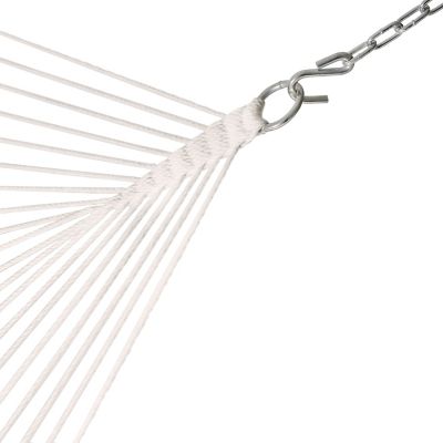 Image showing  Quilted Fabric Spreader Bar Hammock, Stand & Detachable Pillow, 400 lb. Weight Capacity/15 ft. Stand, Ocean Isle